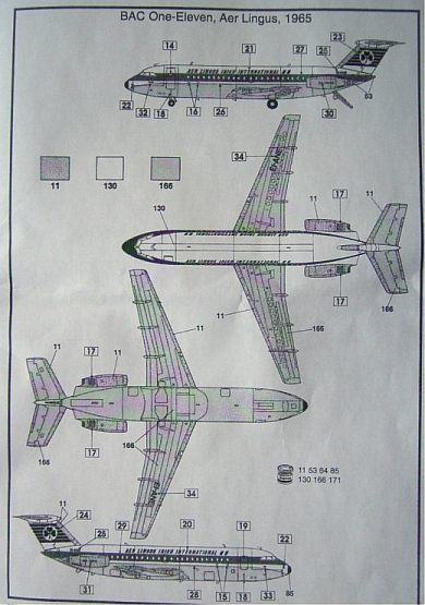 Airfix - BAC 1-11 Series 200
