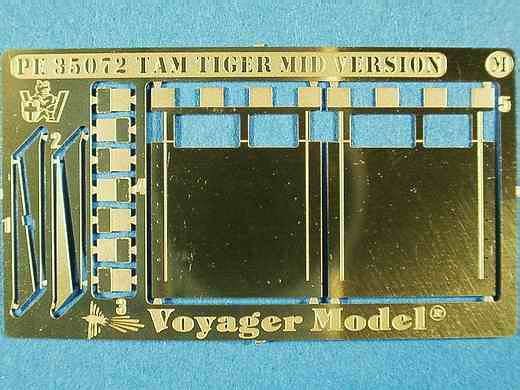 Voyager - Ätzteileset für Tiger I late Version (Dragon 6253)