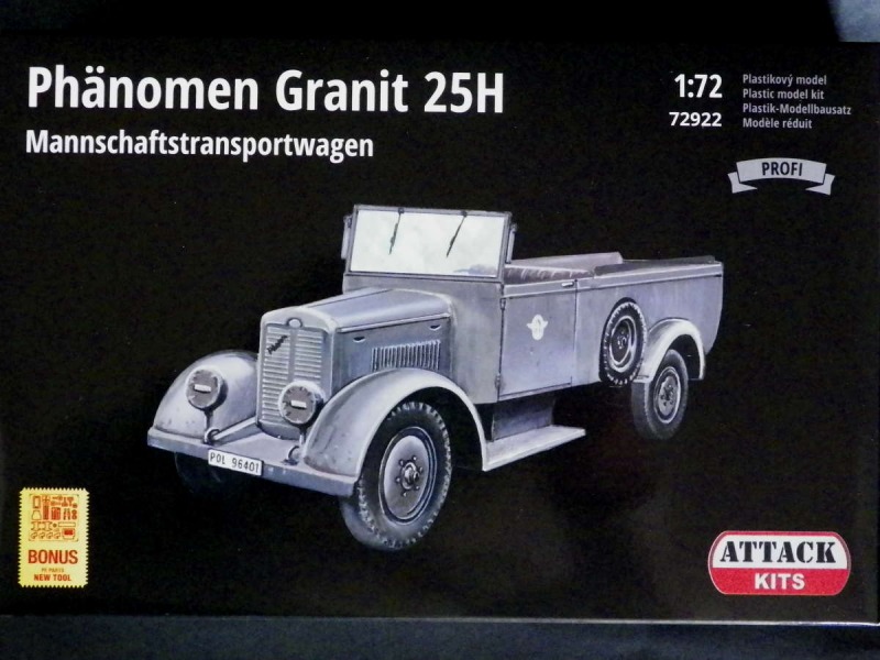 Attack Hobby Kits - Phänomen Granit 25H Kfz.31 Mannschaftstransportwagen