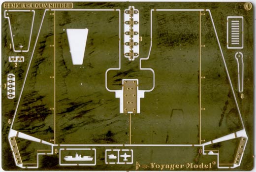 Voyager - PE 35060 Photo Etched set for 1/35 WWII German 88mm Flak36 (For DML)