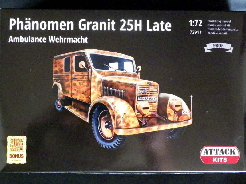 Attack Hobby Kits - Phänomen Granit 25H Late Ambulance Wehrmacht