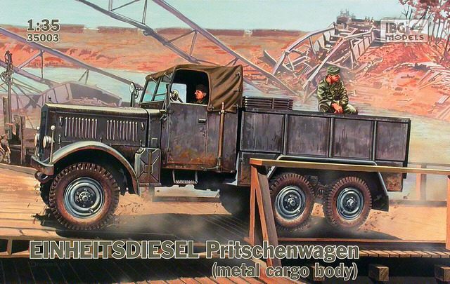 IBG Models - Einheitsdiesel Pritschenwagen (metal cargo body)