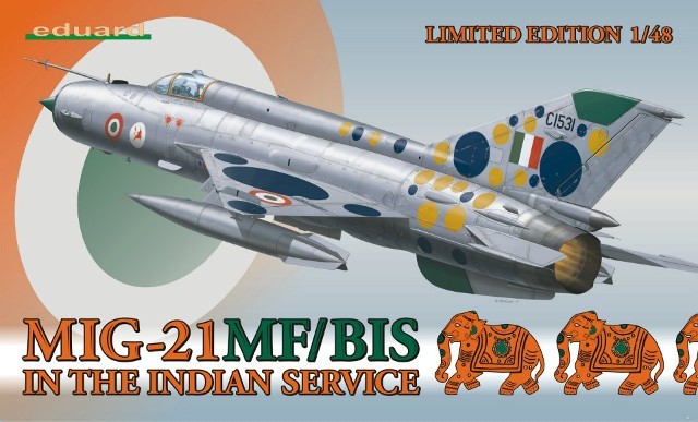 Eduard Bausätze - Mig-21 MF/BIS in the Indian Service Limited edition 1/48
