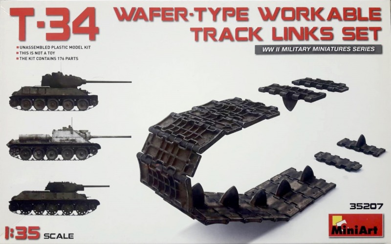 MiniArt - T-34 Wafer-Type Workable Track Links Set