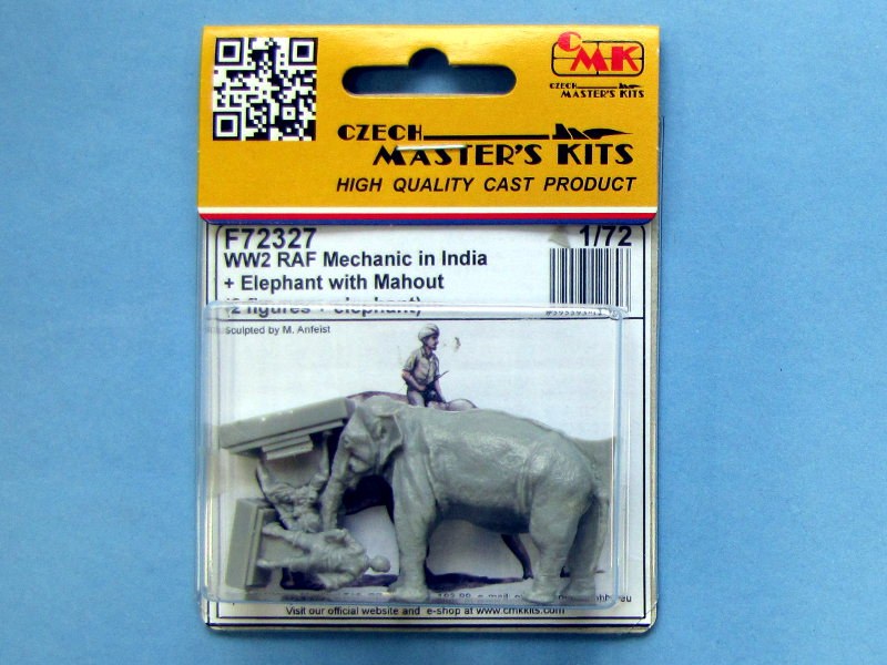 CMK - WW2 RAF Mechanic in India + Elephant with Mahout