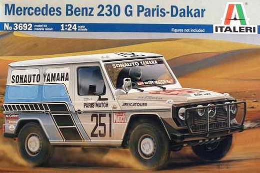 Italeri - Mercedes Benz 230 G Paris - Dakar
