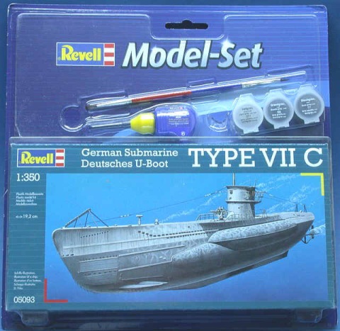 Revell - Deutsches U-Boot Type VII C Geschenkset