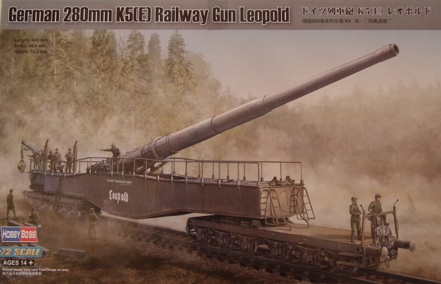 HobbyBoss - German 280mm K5(E) Railway Gun Leopold