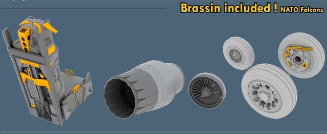 Das Brassin-Konzept kommt insbesondere am Schleudersitz zum Tragen. Sehr schön gemacht: die filigranen Triebwerksnozzles. (Grafik: Eduard)