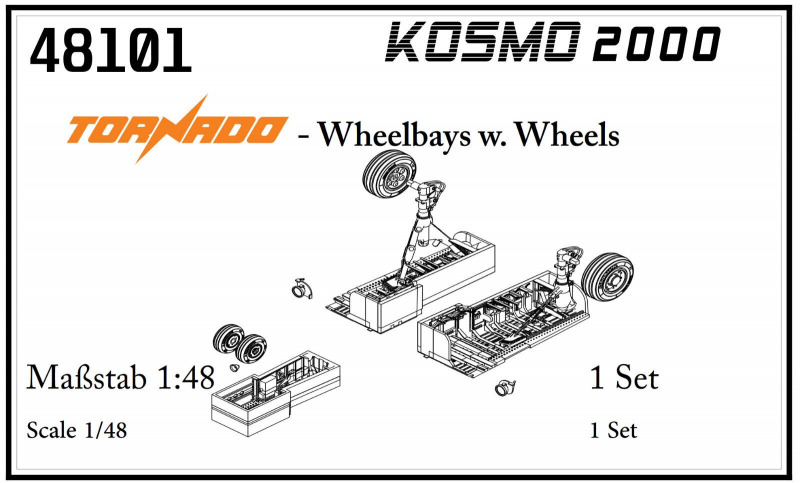 Kosmo 2000 - Tornado Wheelbays with Wheels