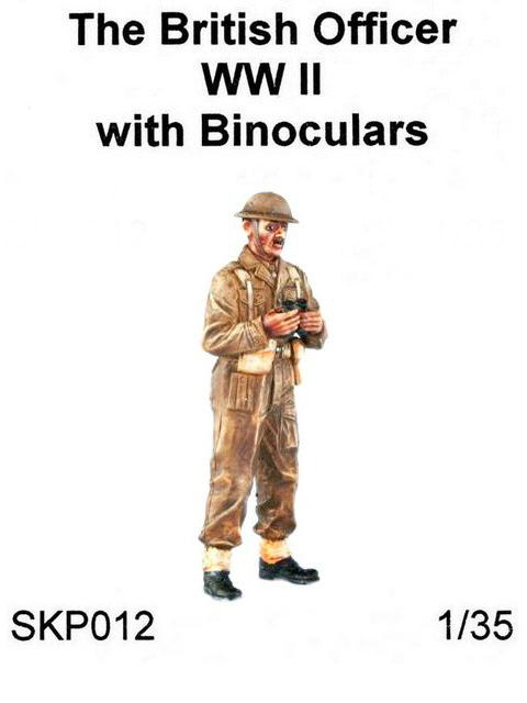 SKPmodel - The British Officer with Binoculars (WWII)