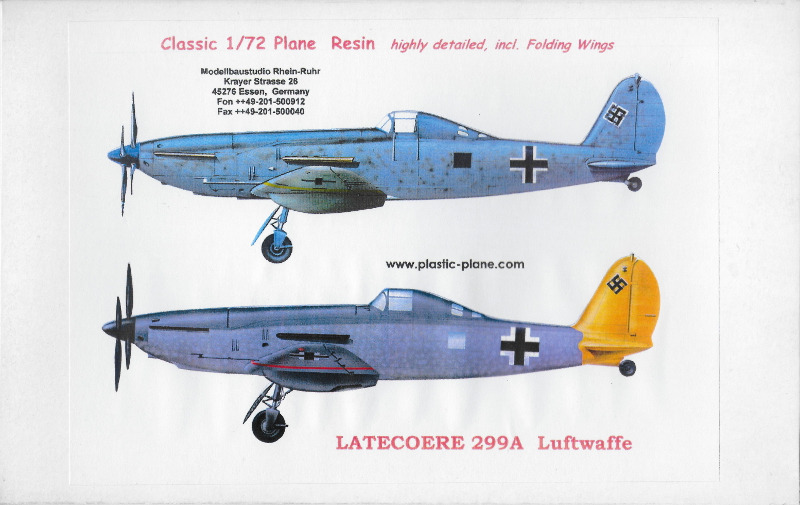 Classic Plane - Latecoere 299A Luftwaffe
