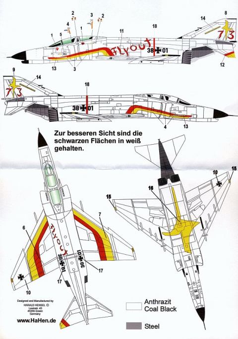 HaHen - McDonnell Douglas F-4F Phantom II "Fly Out"