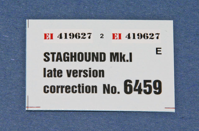 Italeri - Staghound Mk.I Late Version