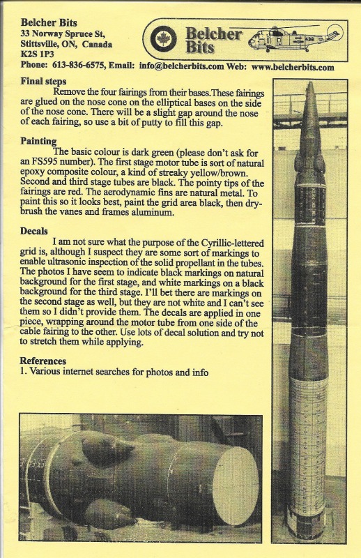 Belcher Bits - RT-2PM Topol (SS-25 Sickle) Missile
