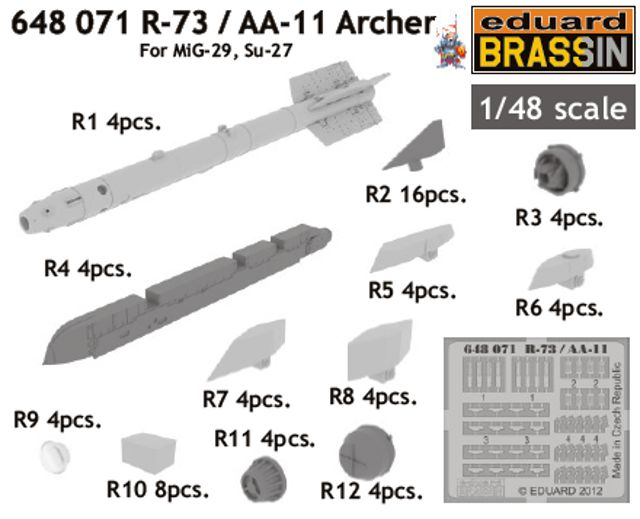 Eduard Brassin - R-73 / AA-11 Archer