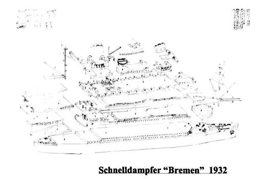 HP-Models - Queen of the Seas - Der Schnelldampfer Bremen 1932
