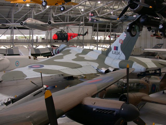 Eine Vulcan im Imperial War Museum Duxford