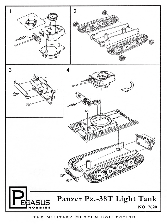 Pegasus Hobbies - Panzer Pz.-38T Light Tank 