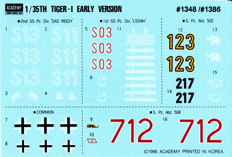 Academy - Tiger I „early version“