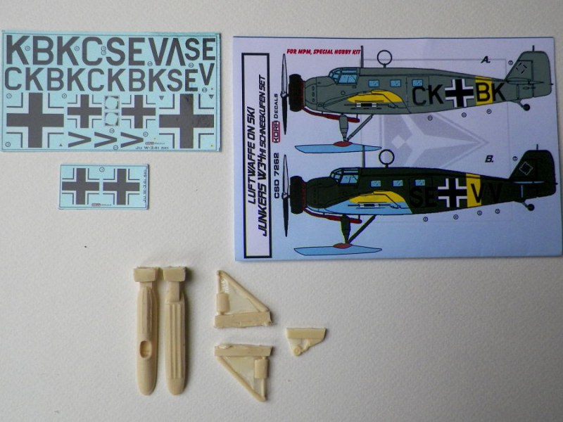 Kora Models - Junkers W34HI "Schneekufenset"