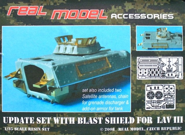 Real Model - Update Set with Blast Shield for LAV III