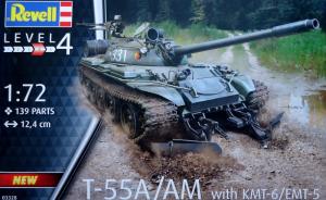 : T-55A/AM with KMT-6/EMT-5