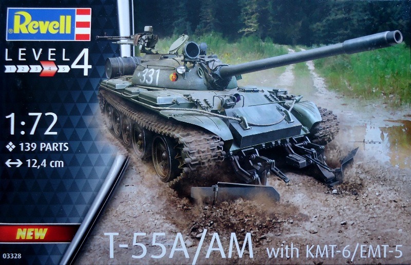 Revell - T-55A/AM with KMT-6/EMT-5