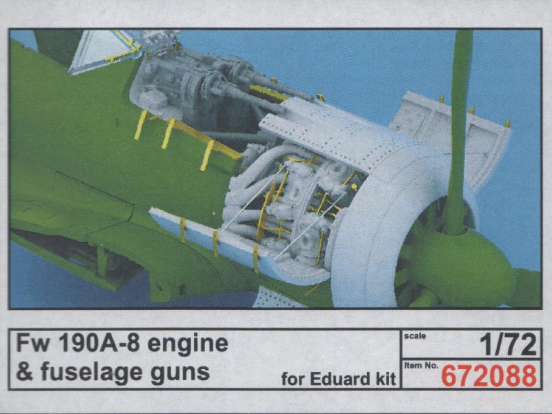 Fw 190A-8 engine & fuselage guns
