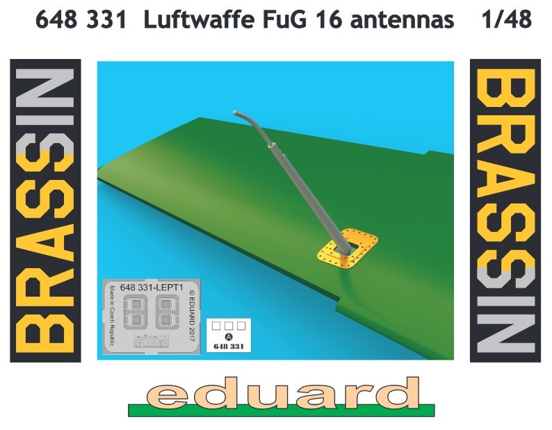 Eduard Brassin - Luftwaffe FuG 16 antennas