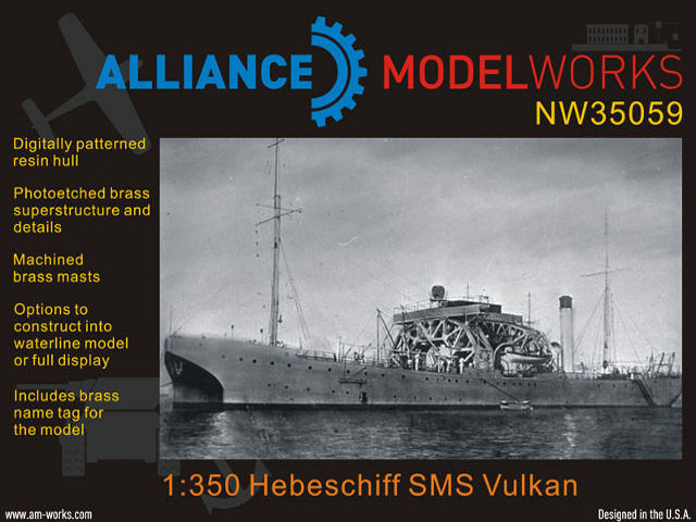 Alliance Model Works - Hebeschiff SMS Vulkan