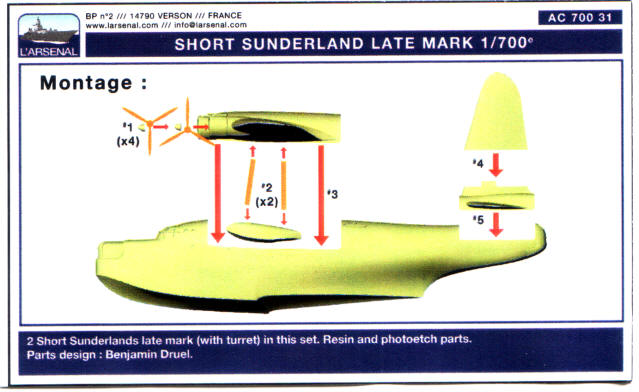 L'Arsenal - Short Sunderland Late Mark 1/700°