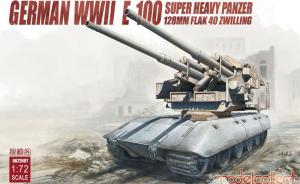 Galerie: German WWII E-100 Super Heavy Panzer / 128mm Flak40 Zwilling