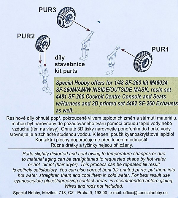 CMK - SF-260 Wheels