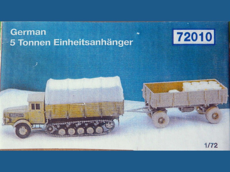 Schatton Modellbau - German 5 Tonnen Einheitshänger