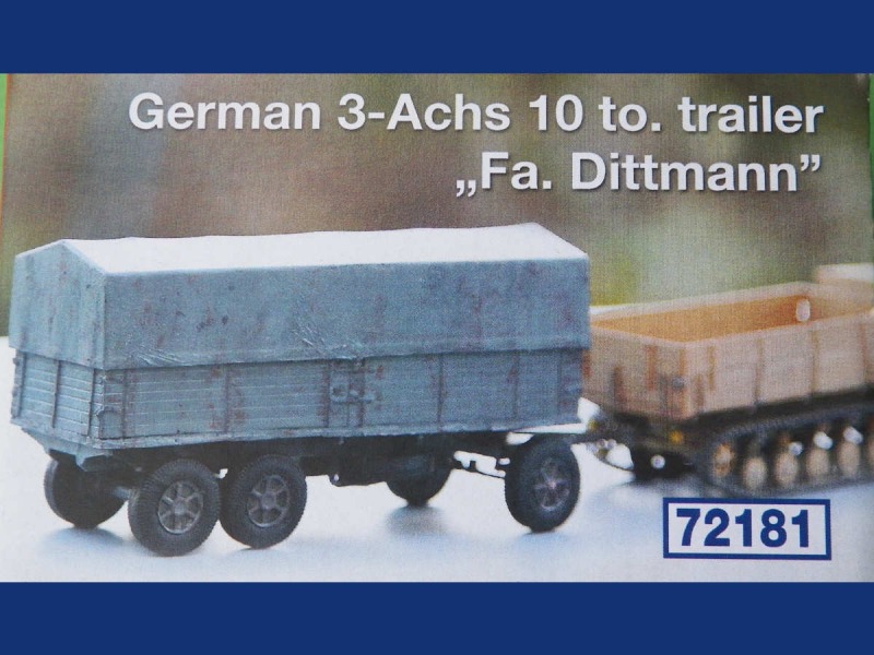 Schatton Modellbau - German 3-Achs 10 to. Trailer 