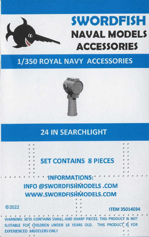 Swordfish Models  - 24 in. Searchlight