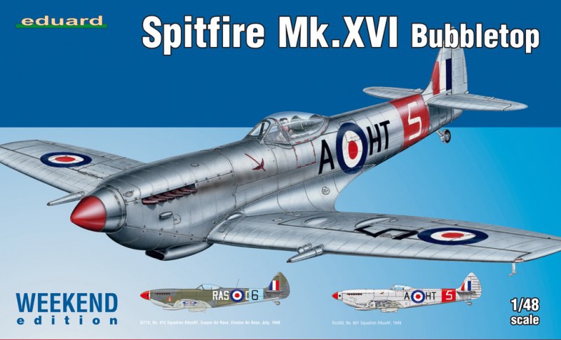 Eduard Bausätze - Spitfire Mk.XVI Bubbletop Weekend Edition