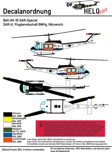 DF Helo Stuff - Bell UH-1D SAR-Spezial