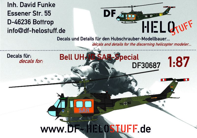 DF Helo Stuff - Bell UH-1D SAR-Spezial