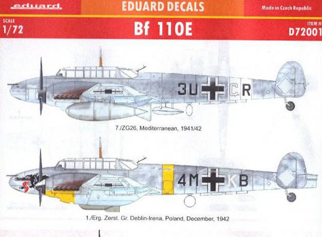 Eduard - Bf 110E