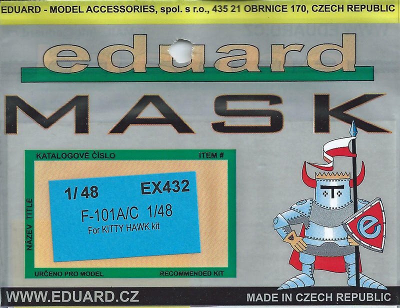 Eduard Mask - F-101A/C Masken-Set