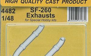 Kit-Ecke: SF-260 Exhausts 1/48 / for SH kits