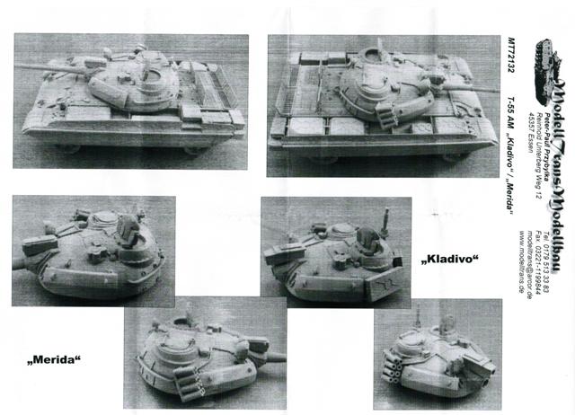 Modelltrans - Umbauset T-55AM Kladivo/Merida