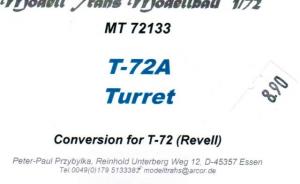 Detailset: T-72A Turret