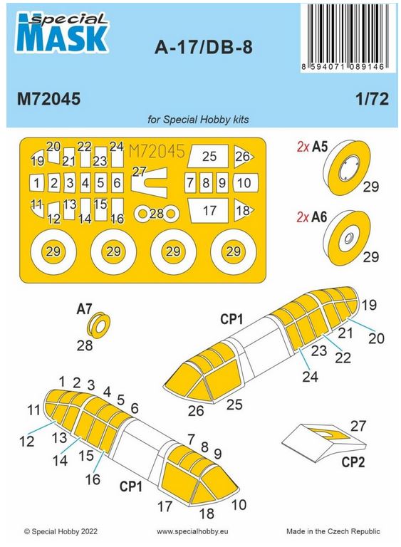 Special Mask - A-17/DB-8 Masken