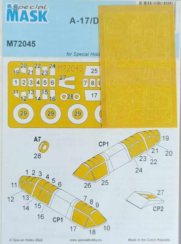 Special Mask - A-17/DB-8 Masken