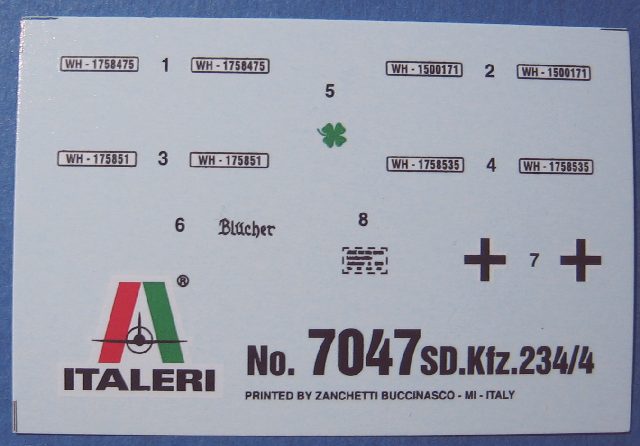 Italeri - Sd.Kfz. 234/4