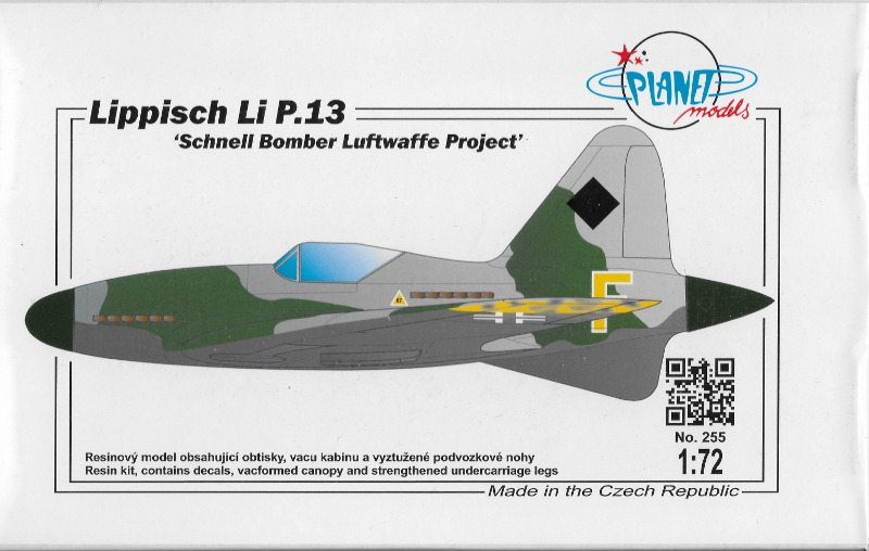 Planet Models - Lippisch Li P.13