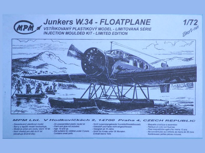 MPM - Junkers W.34 Floatplane